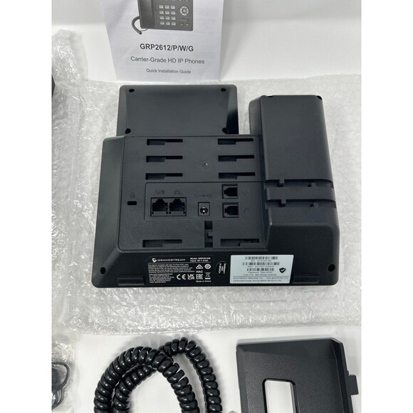 Grandstream GRP2612W IP Office/desk Phone, VOIP,  WiFi, PoE - Black - Picture 4 of 4